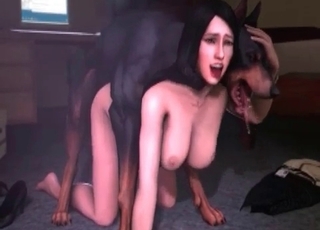 Naughty 3D bestiality available in HD
