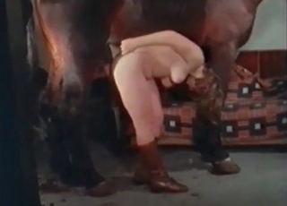 Horse jizz is the most important thing to her