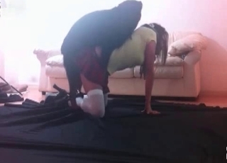 Barely legal pussy destroyed by a dog