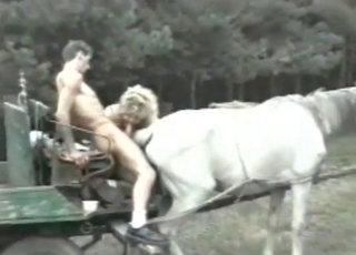 Horny mutt gest fucked by a huge cock