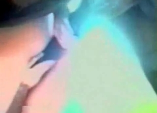 Tight slit gets gaped by a horse cock
