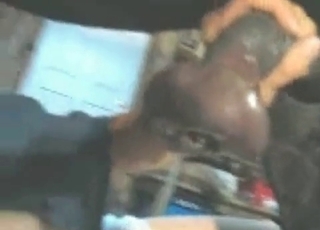 Huge cock showcased in this clip