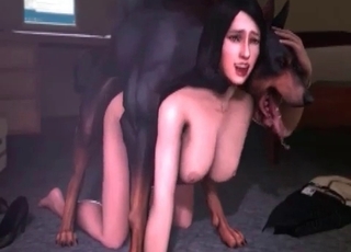 Naughty 3D bestiality available in HD