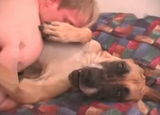 Dirty dog gets fucked by a hung dude