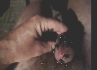 Dude attracts flies with his unwashed cock